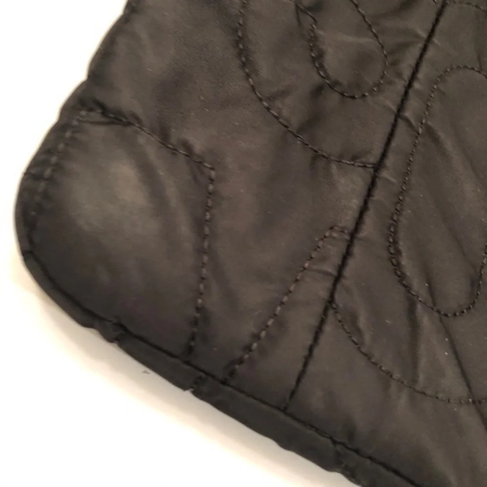 Marc by Marc Jacobs black quilted laptop bag case
